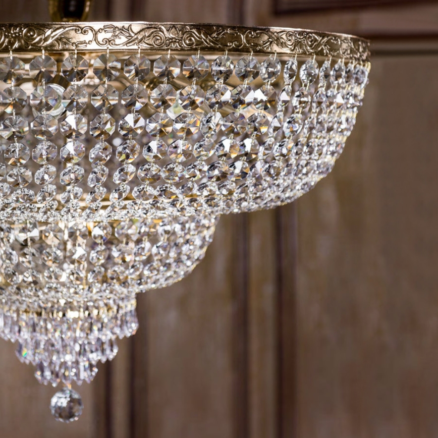 Maytoni DIA890-CL-18-G - Surface-mounted chandelier PALACE 18xE27/60W/230V