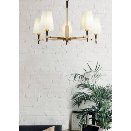 Maytoni H001CL-05BS - Chandelier on a pole ZARAGOZA 5xE14/40W/230V