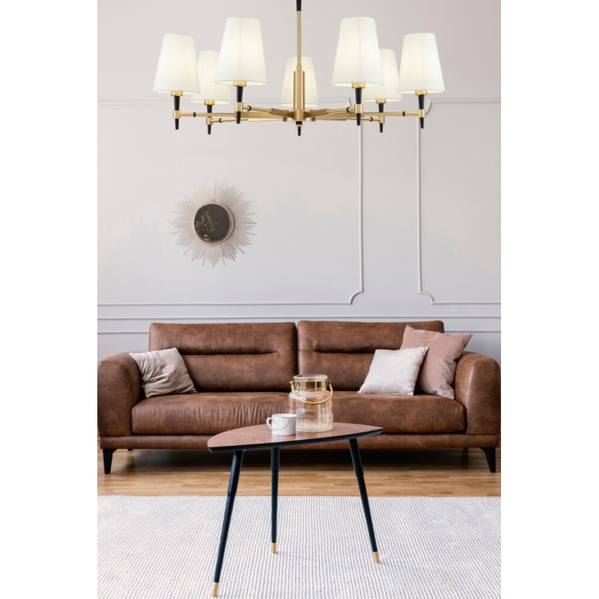 Maytoni H001CL-07BS - Chandelier on a pole ZARAGOZA 7xE14/40W/230V