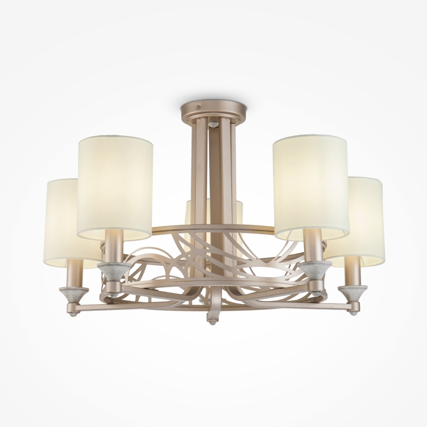 Maytoni H004CL-05BG - Surface-mounted chandelier VITTORIA 5xE14/40W/230V