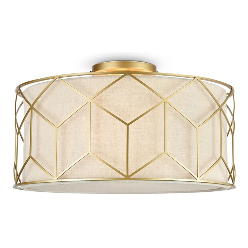 Maytoni H223-PL-03-G - Ceiling light MESSINA 3xE27/60W/230V
