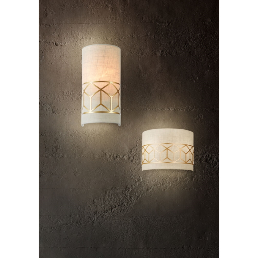 Maytoni H223-WL-01-G - Wall light MESSINA 1xE14/40W/230V