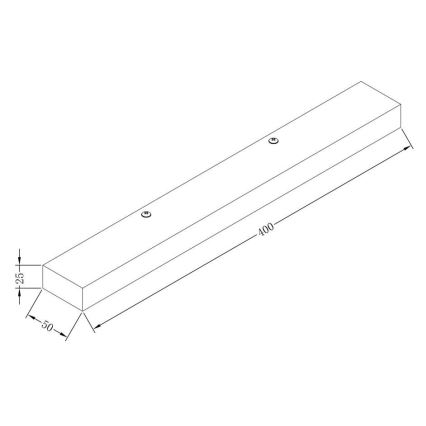 Maytoni MIR011WL-L9B4K - LED Wall light ORION LED/9W/230V black
