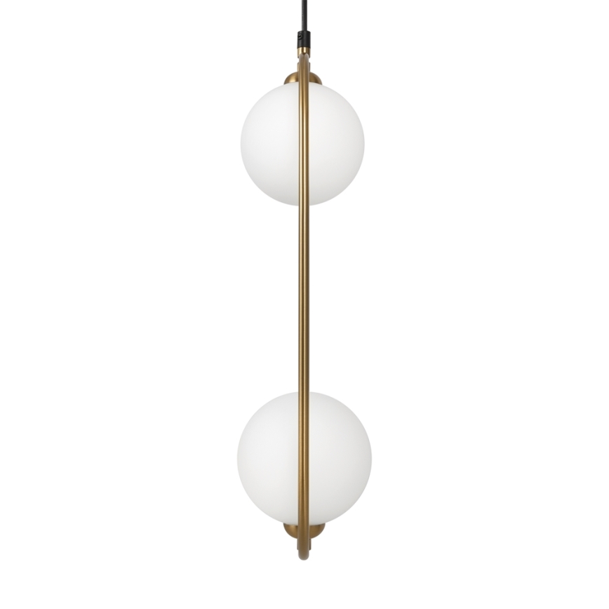 Maytoni MOD013PL-02BS1 - Chandelier on a string RING 2xG9/25W/230V brass