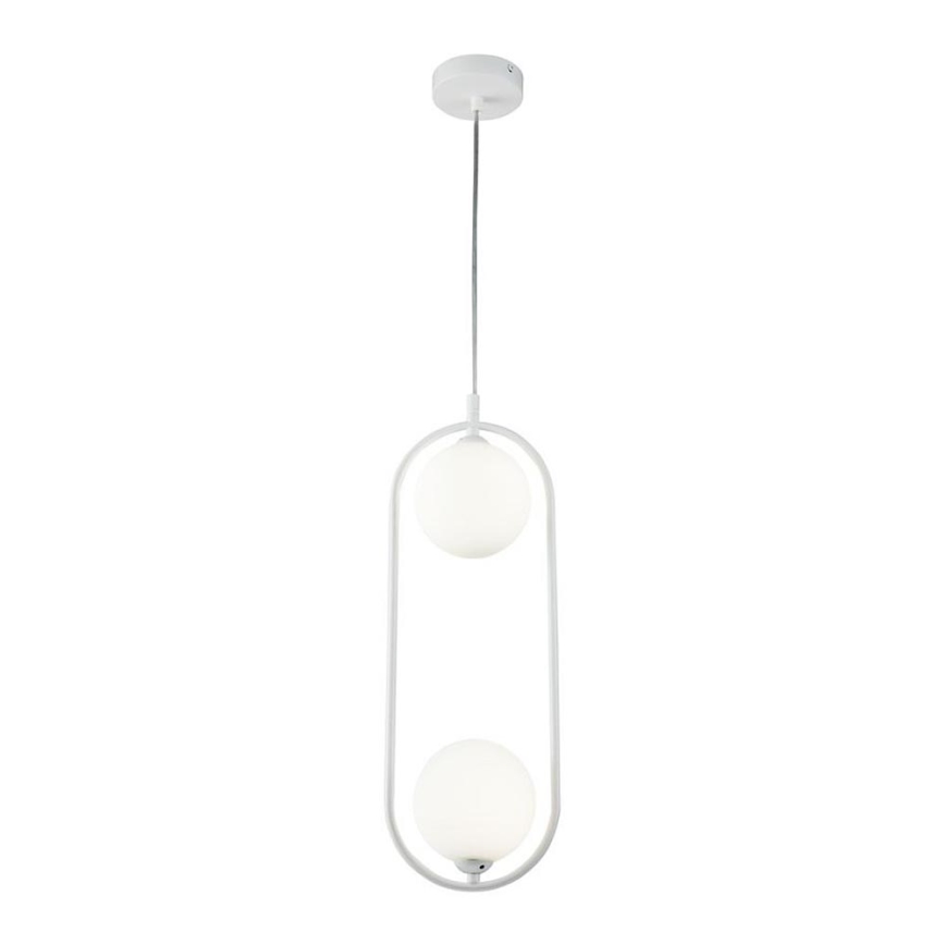Maytoni MOD013PL-02W - Chandelier on a string RING 2xG9/25W/230V white