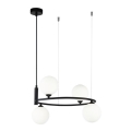 Maytoni MOD013PL-04B - Chandelier on a string RING 4xG9/25W/230V black