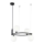 Maytoni MOD013PL-04B - Chandelier on a string RING 4xG9/25W/230V black