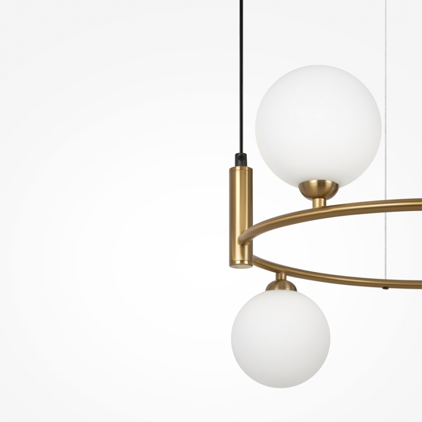 Maytoni MOD013PL-04BS1 - Chandelier on a string RING 4xG9/25W/230V gold