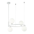 Maytoni MOD013PL-04W - Chandelier on a string RING 4xG9/25W/230V white