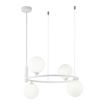 Maytoni MOD013PL-04W - Chandelier on a string RING 4xG9/25W/230V white
