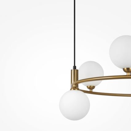 Maytoni MOD013PL-06BS1 - Chandelier on a string RING 6xG9/25W/230V brass