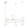 Maytoni MOD013PL-06W - Chandelier on a string RING 6xG9/25W/230V white