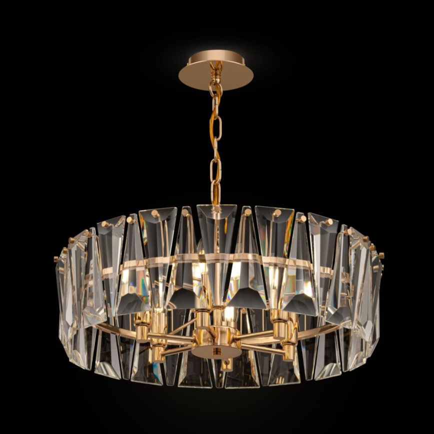 Maytoni MOD043PL-06G - Chandelier on a chain PUNTES 6xE14/60W/230V gold