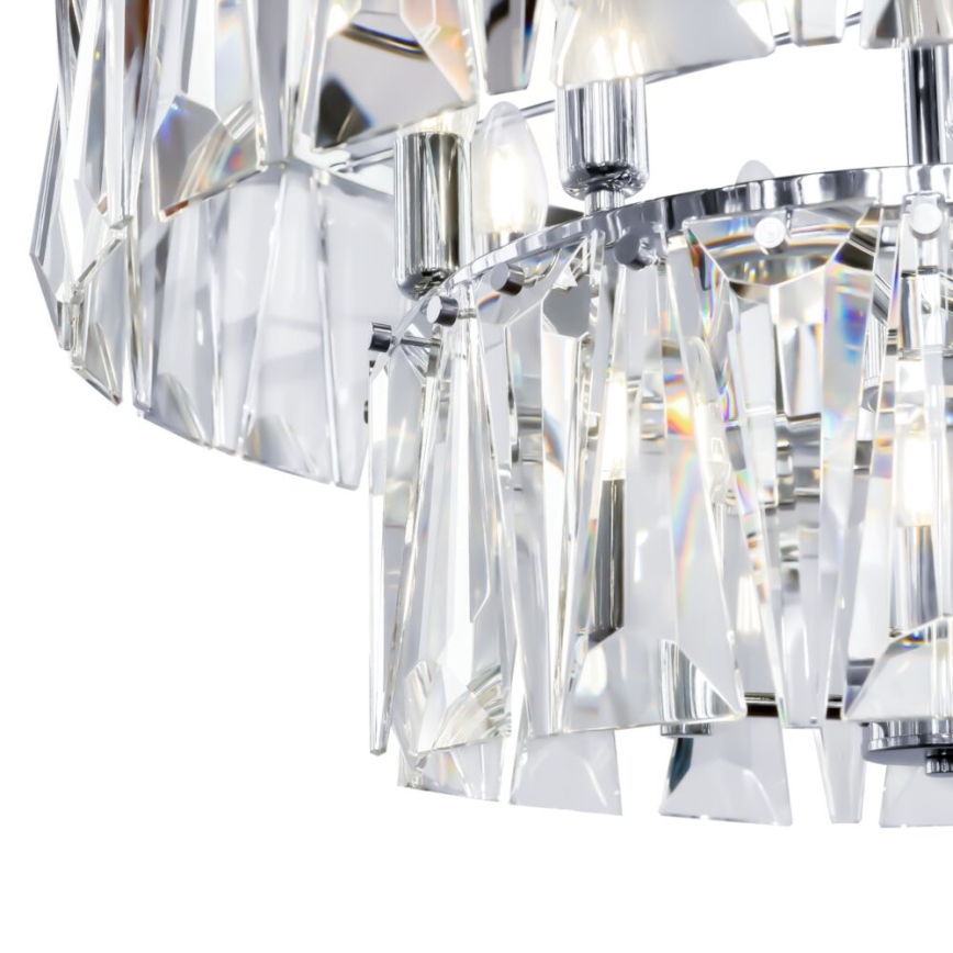 Maytoni MOD043PL-12CH - Chandelier on a chain PUNTES 12xE14/40W/230V shiny chrome