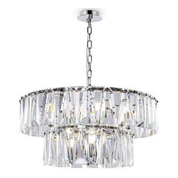 Maytoni MOD043PL-12CH - Chandelier on a chain PUNTES 12xE14/40W/230V shiny chrome