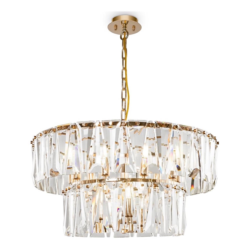 Maytoni MOD043PL-12G - Chandelier on a chain PUNTES 12xE14/40W/230V gold