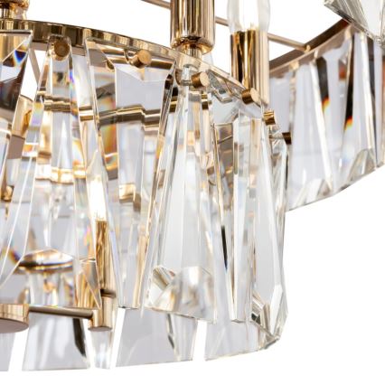 Maytoni MOD043PL-12G - Chandelier on a chain PUNTES 12xE14/40W/230V gold