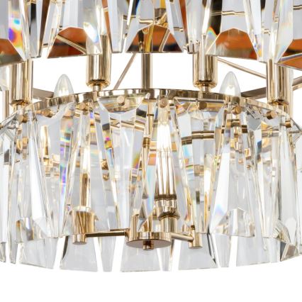 Maytoni MOD043PL-12G - Chandelier on a chain PUNTES 12xE14/40W/230V gold