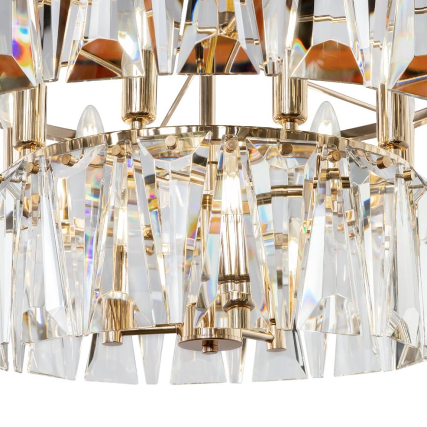 Maytoni MOD043PL-12G - Chandelier on a chain PUNTES 12xE14/40W/230V gold
