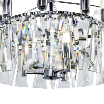 Maytoni MOD043PL-18CH - Chandelier on a chain PUNTES 18xE14/40W/230V shiny chrome