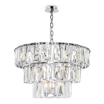 Maytoni MOD043PL-18CH - Chandelier on a chain PUNTES 18xE14/40W/230V shiny chrome