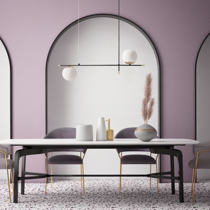Maytoni MOD048PL-02G - Chandelier on a pole NOSTALGIA 2xE14/40W/230V