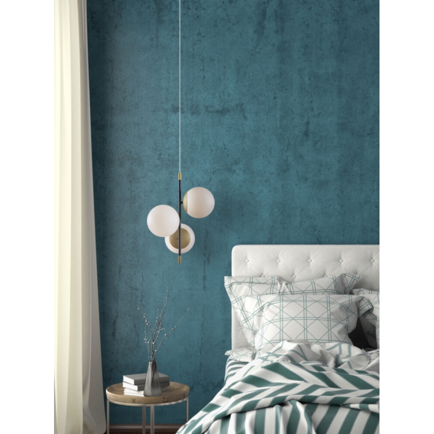 Maytoni MOD048PL-03G - Chandelier on a string NOSTALGIA 3xE14/40W/230V