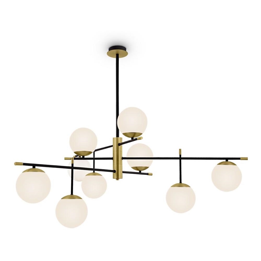 Maytoni MOD048PL-09G - Chandelier on a pole NOSTALGIA 9xE14/40W/230V