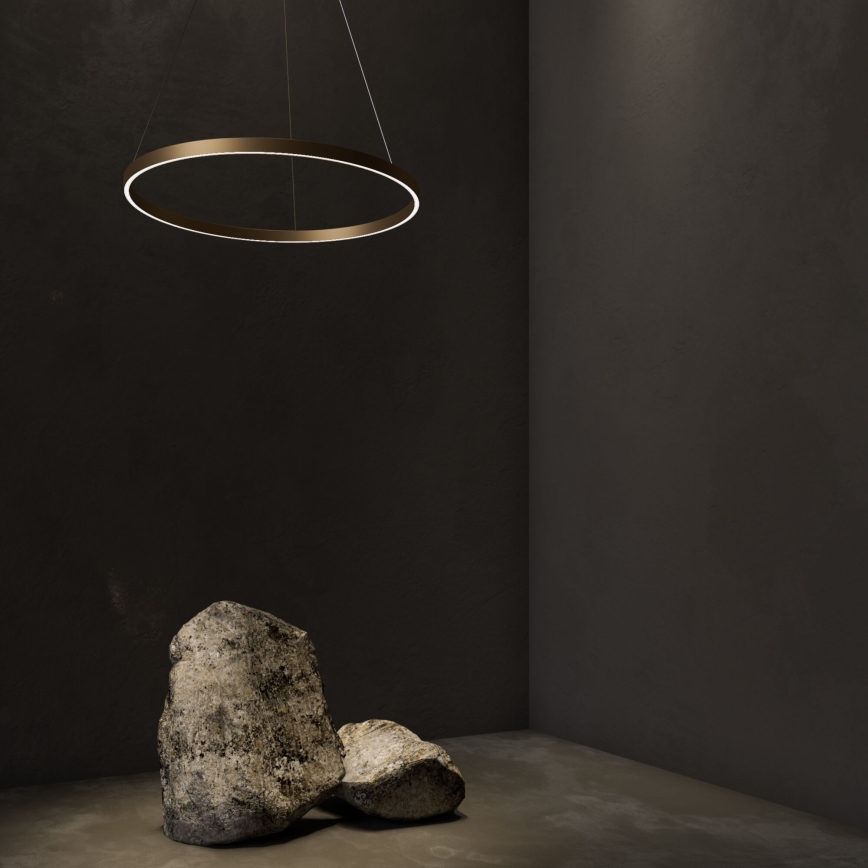 Maytoni MOD058PL-L22BS3K - LED Chandelier on a string RIM LED/25W/230V 3000K d. 40 cm gold