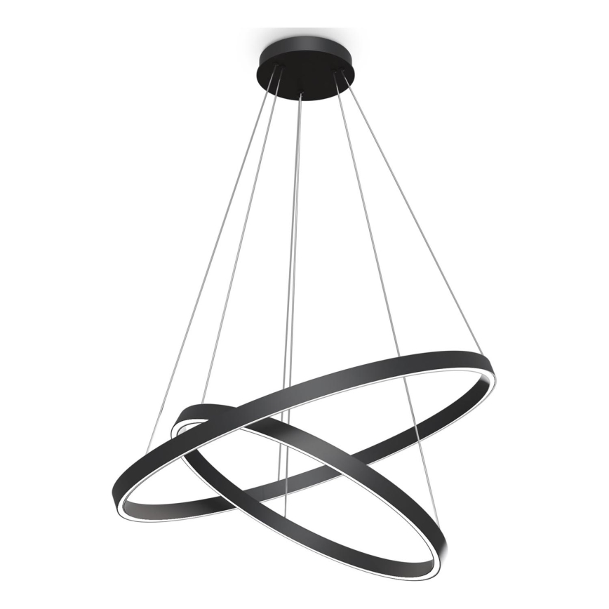 Maytoni MOD058PL-L74B3K - LED Chandelier on a string RIM LED/88W/230V 3000K d. 80 cm black