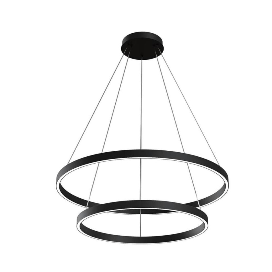 Maytoni MOD058PL-L74B3K - LED Chandelier on a string RIM LED/88W/230V 3000K d. 80 cm black