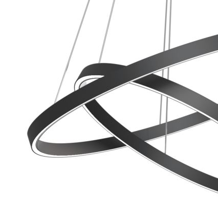 Maytoni MOD058PL-L74B3K - LED Chandelier on a string RIM LED/88W/230V 3000K d. 80 cm black