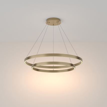 Maytoni MOD058PL-L74BS3K - LED Chandelier on a string RIM LED/88W/230V 3000K d. 80 cm gold