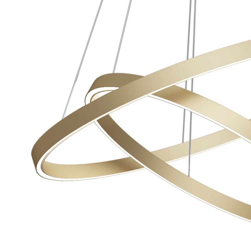 Maytoni MOD058PL-L74BS3K - LED Chandelier on a string RIM LED/88W/230V 3000K d. 80 cm gold