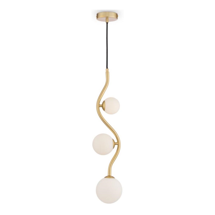 Maytoni MOD059PL-03G - Chandelier on a string UVA 3xG9/28W/230V