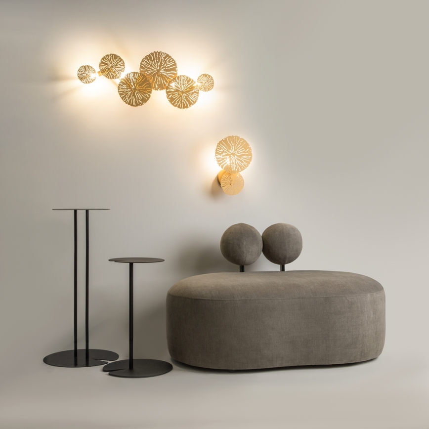 Maytoni MOD082WL-01G - Wall light LOVETANN 1xE14/40W/230V gold