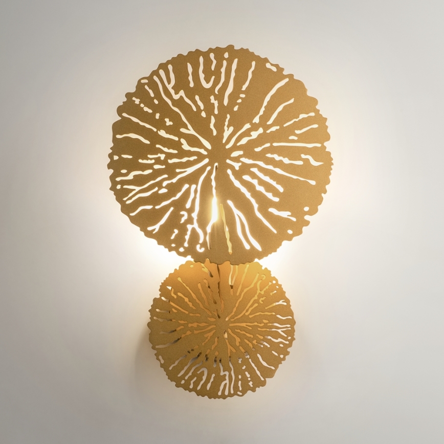 Maytoni MOD082WL-01G - Wall light LOVETANN 1xE14/40W/230V gold