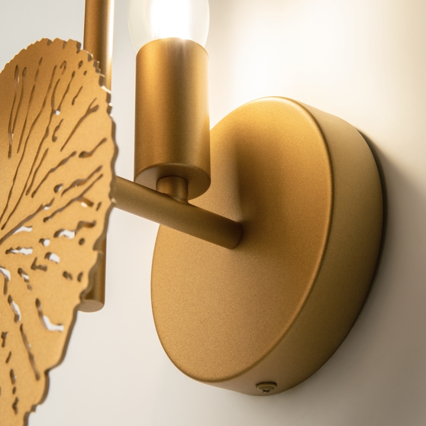 Maytoni MOD082WL-01G - Wall light LOVETANN 1xE14/40W/230V gold