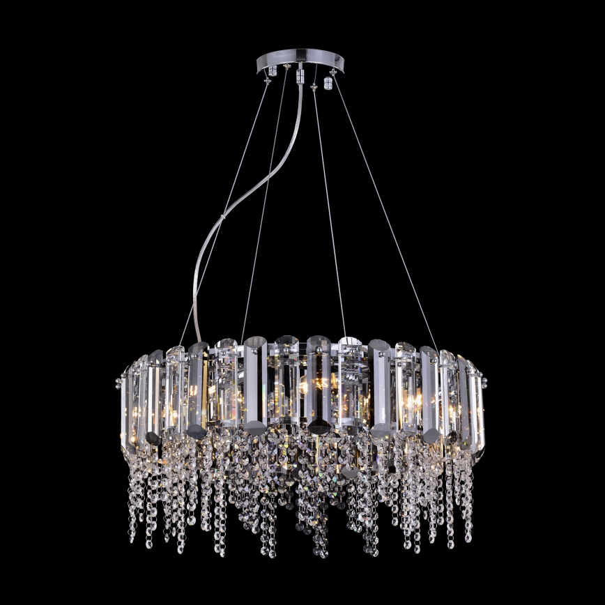 Maytoni MOD097PL-08CH - Chandelier on a string HAIL 8xE14/40W/230V d. 60,5 cm shiny chrome