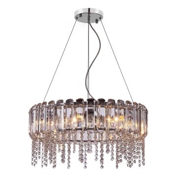 Maytoni MOD097PL-08CH - Chandelier on a string HAIL 8xE14/40W/230V d. 60,5 cm shiny chrome