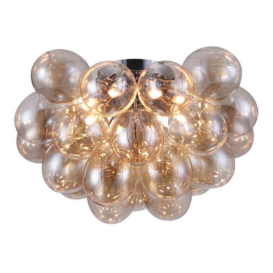Maytoni MOD112CL-08G - Ceiling light BALBO 8xG9/28W/230V gold/chrome