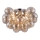 Maytoni MOD112CL-08G - Ceiling light BALBO 8xG9/28W/230V gold/chrome