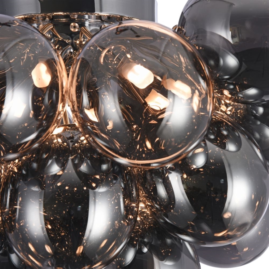Maytoni MOD112CL-08N - Ceiling light BALBO 8xG9/28W/230V grey
