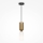 Maytoni MOD177PL-01G - Chandelier on a string MEMORY 1xE14/40W/230V gold/white