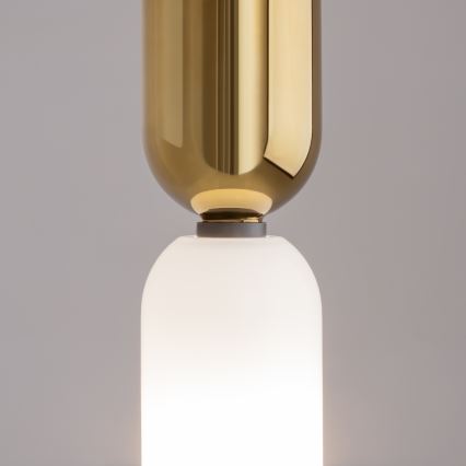 Maytoni MOD177PL-01G - Chandelier on a string MEMORY 1xE14/40W/230V gold/white
