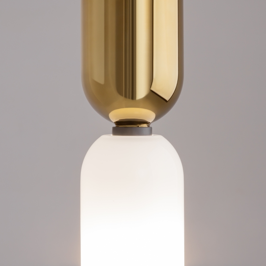 Maytoni MOD177PL-01G - Chandelier on a string MEMORY 1xE14/40W/230V gold/white