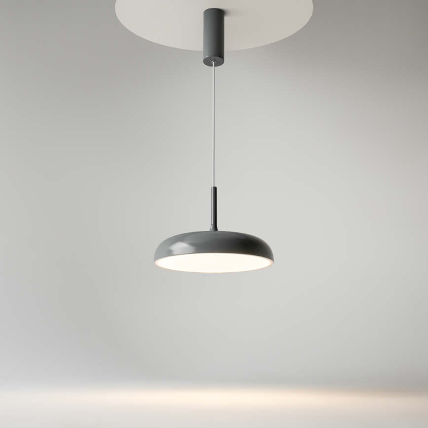 Maytoni MOD189PL-L12GR3K1 - GERHARD Cable-Hung LED Pendant, 19W/230V, Gray