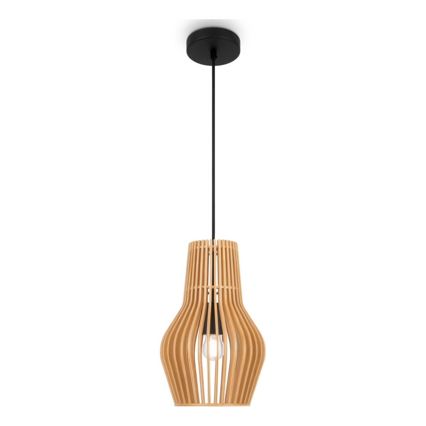 Maytoni MOD191PL-01W - Chandelier on a string ROOTS 1xE27/40W/230V d. 20 cm beige