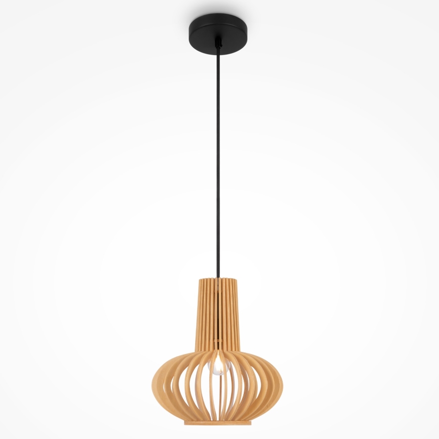 Maytoni MOD193PL-01W - Chandelier on a string ROOTS 1xE27/40W/230V d. 22,5 cm beige