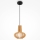 Maytoni MOD193PL-01W - Chandelier on a string ROOTS 1xE27/40W/230V d. 22,5 cm beige